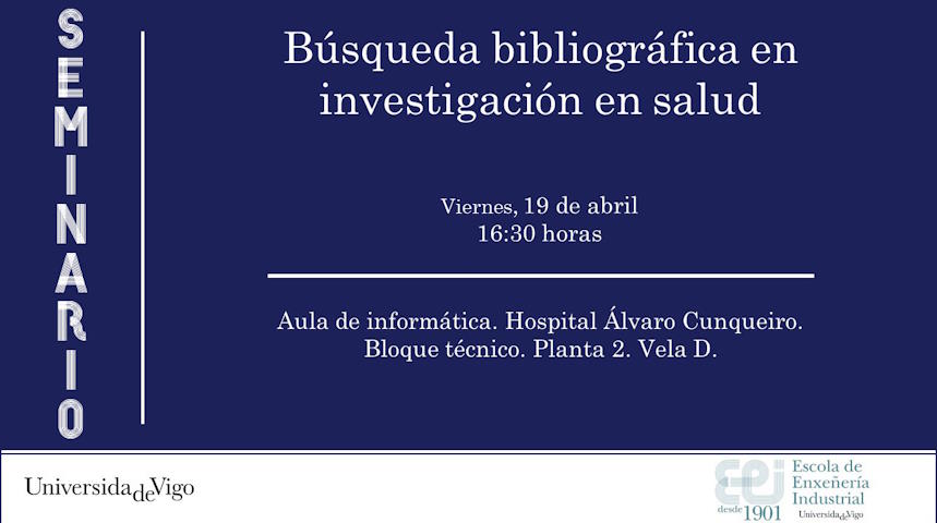 Obradoiro de busca bibliográfica en investigación en saúde