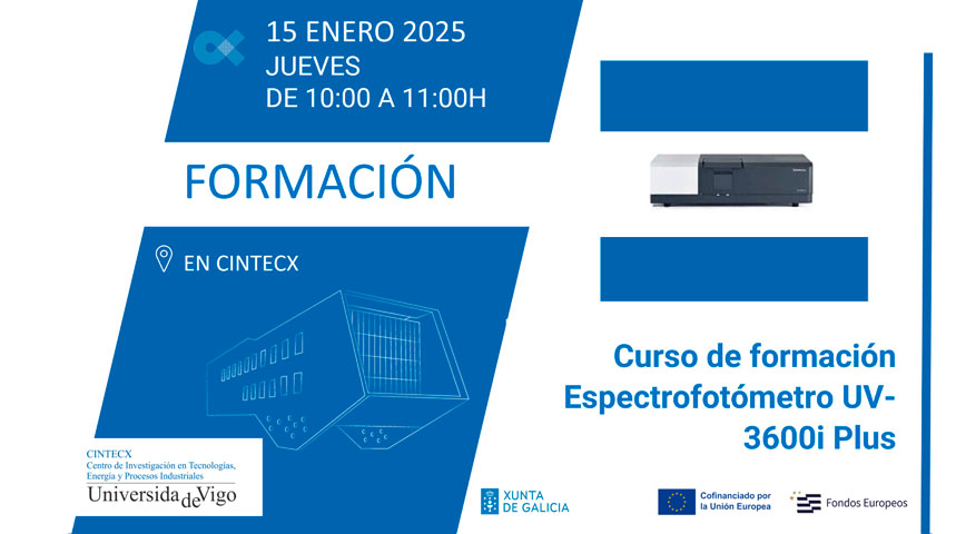 Curso de formación Espectrofotómetro UV-3600i Plus