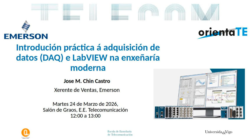Introdución práctica á adqusición de datos (DAQ) e LabView na Enxeñaría Moderna