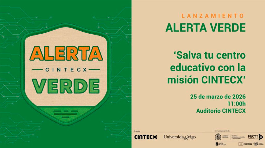 Lanzamento Alerta Verde: Salva o teu centro coa Misión CINTECX