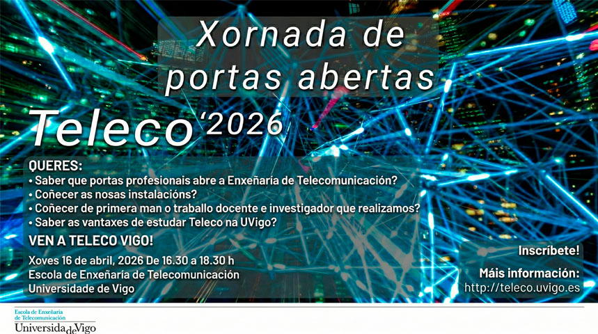 Xornada de portas abertas Teleco 2026