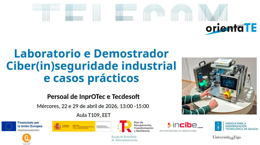 Laboratorio e Demostrador Ciber(in)seguridade industrial e casos prácticos